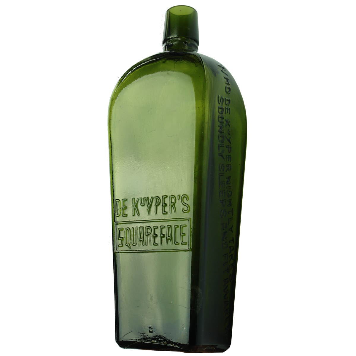 Gin. De Kuyper's Squareface. Green. 26 oz.