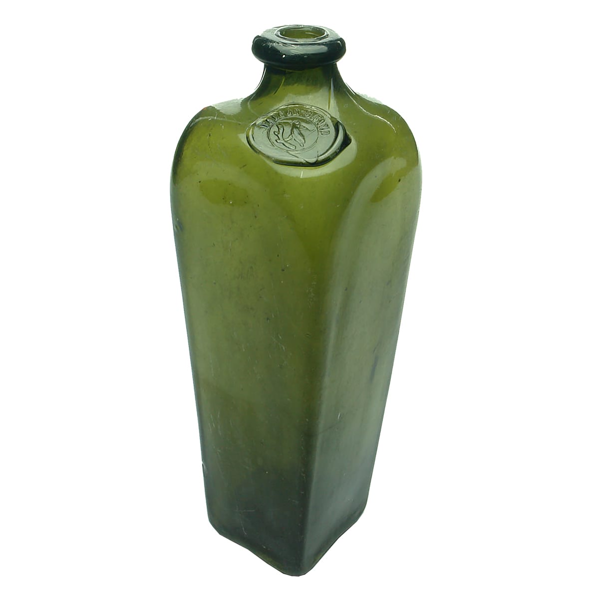 Gin. Falcon Brand. Sealed. Olive Green. 26 oz