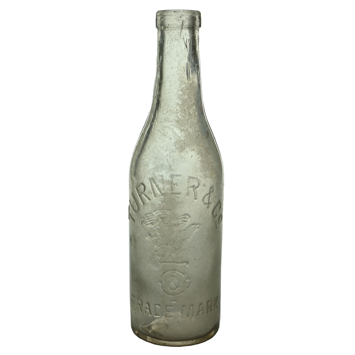 Sauce. Turner & Co., Melbourne. Flat top. Clear. 13 oz.  (Victoria)