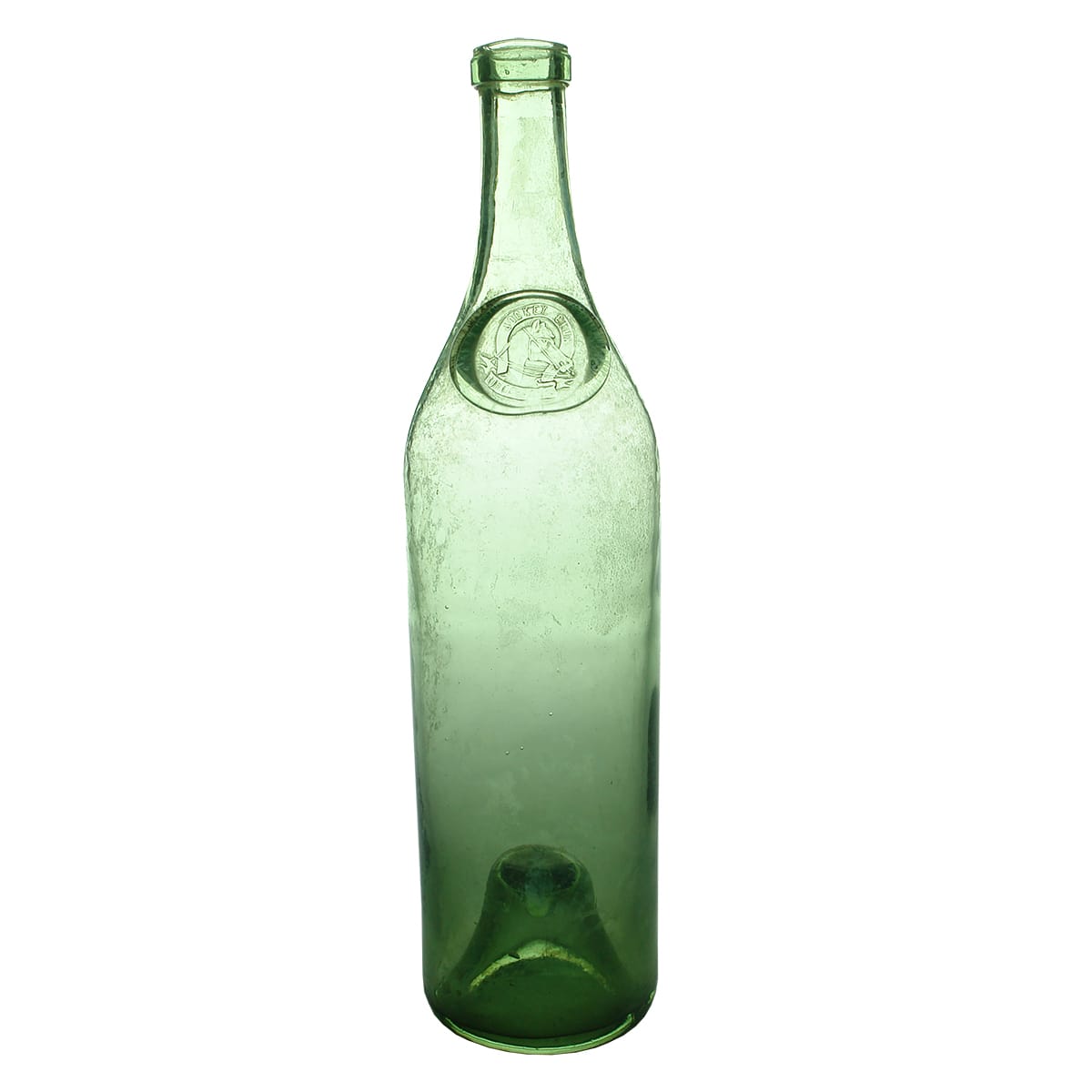 Seal.  Jockey Club, Buenos Aires, with horse head inside horseshoe.  Green.  26 oz.