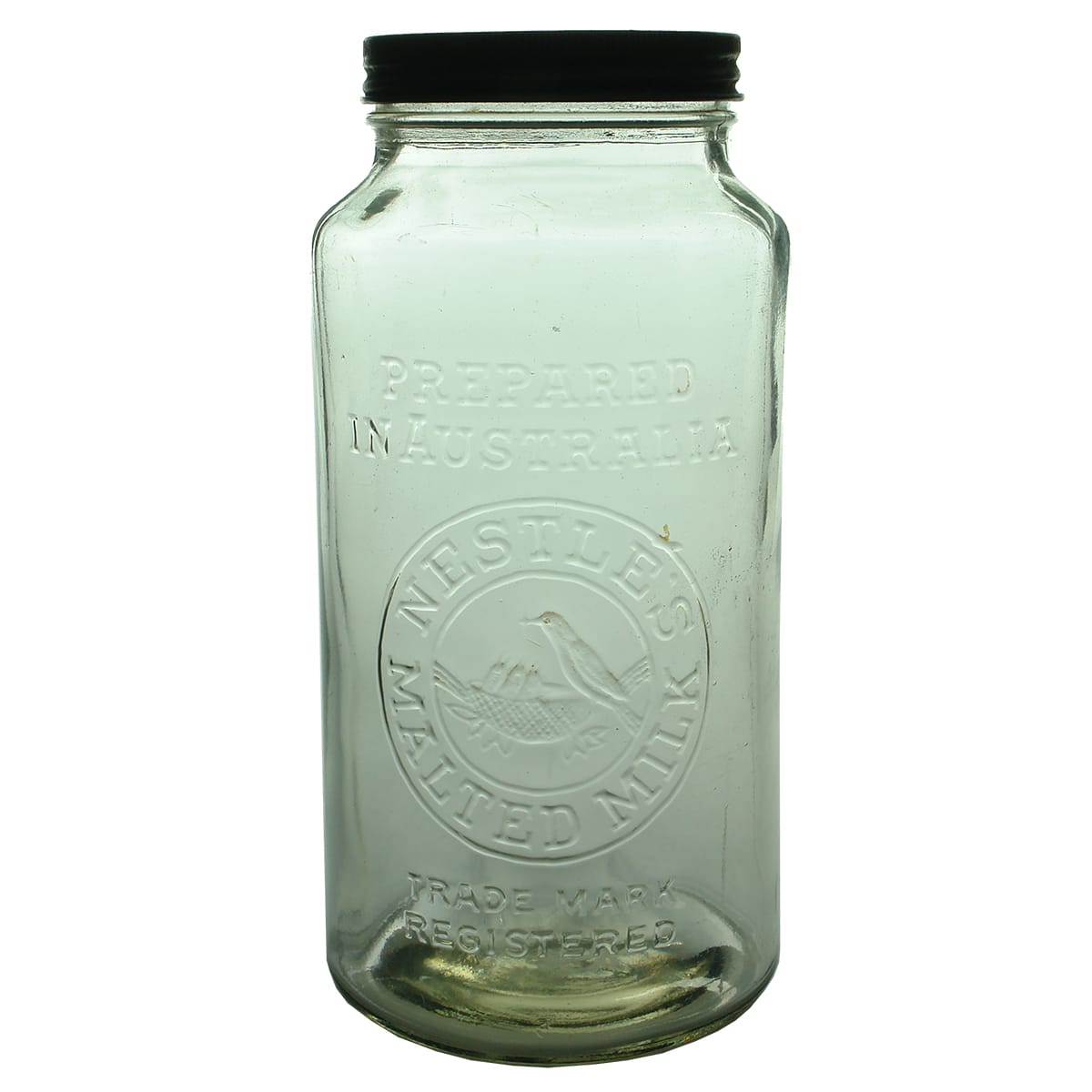 Large Jar. Nestle's Malted Milk. Original Lid.