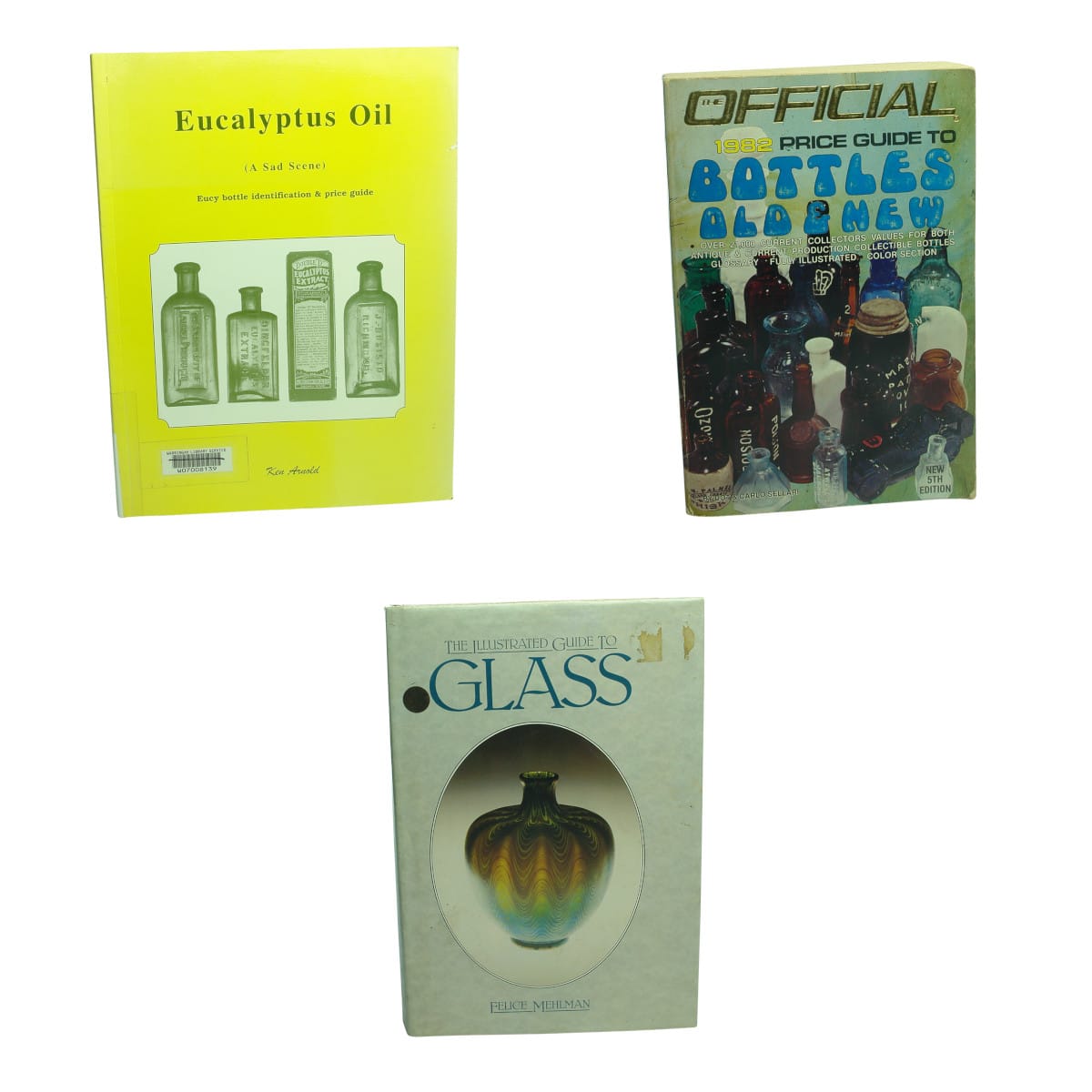 Three Books on Bottles and Glass