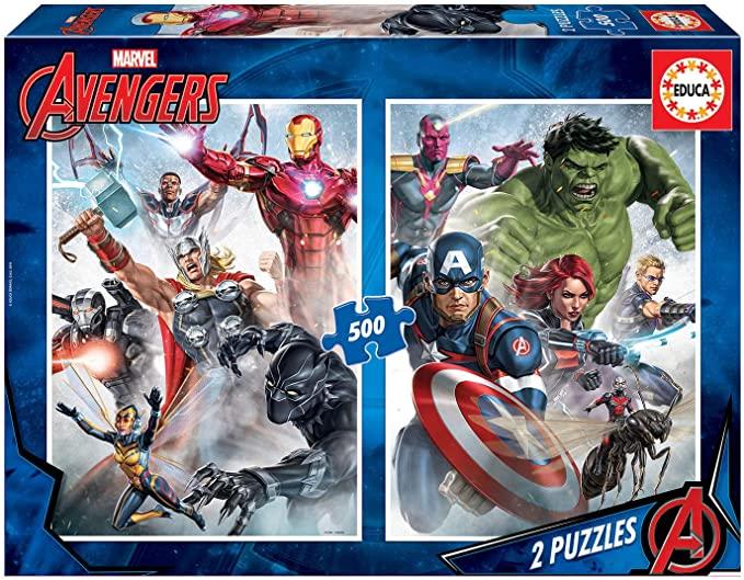 Marvel Avengers 2 x 500 Piece Puzzle