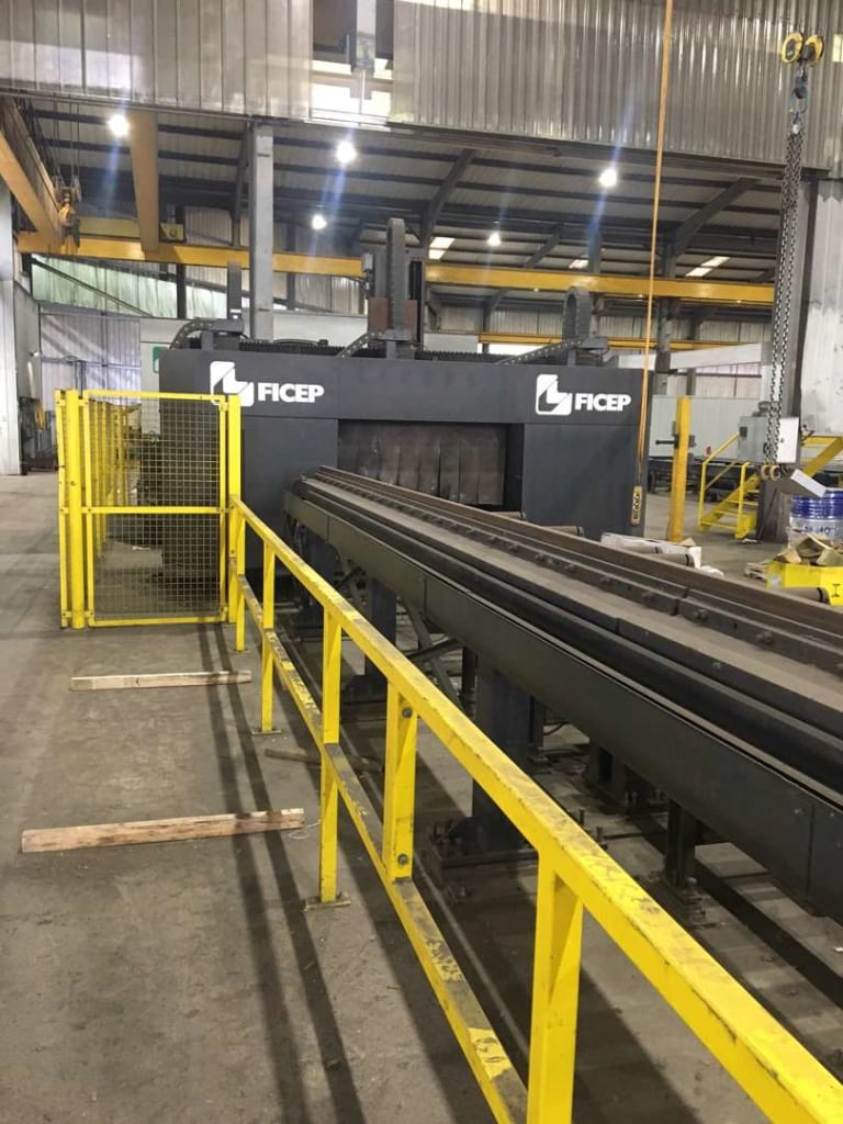 On behalf of UK based Engineering Company 2006 Ficep 1203 DJB CNC Drill/Saw Line due to Upgrade