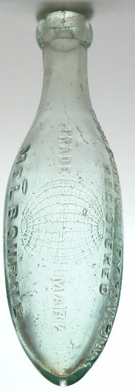 Goulburn Valley Company Melbourne Torpedo Soda Water Bottle