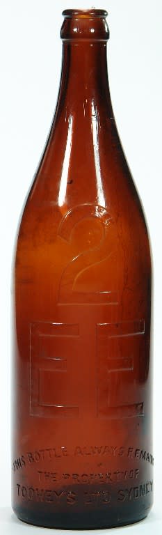 2EE Tooheys Sydney Ginger Beer Bottle
