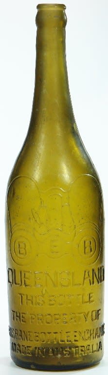 Brisbane Bottle Exchange Binoculars Crown Seal Beer Bottle