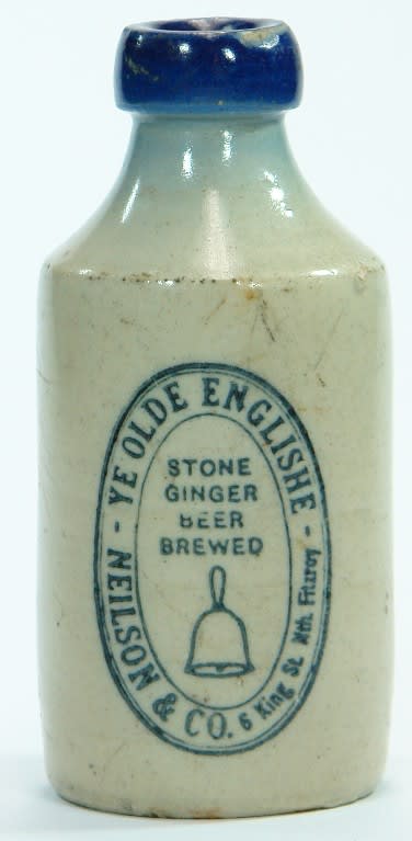 Neilson North Fitzroy Bell Blue Lip Stoneware Ginger Beer