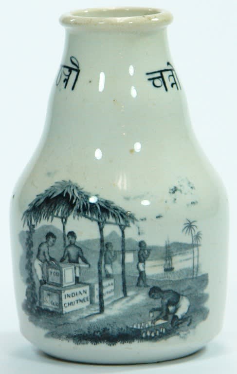 Staffordshire Ceramic Indian Chutnee Jar