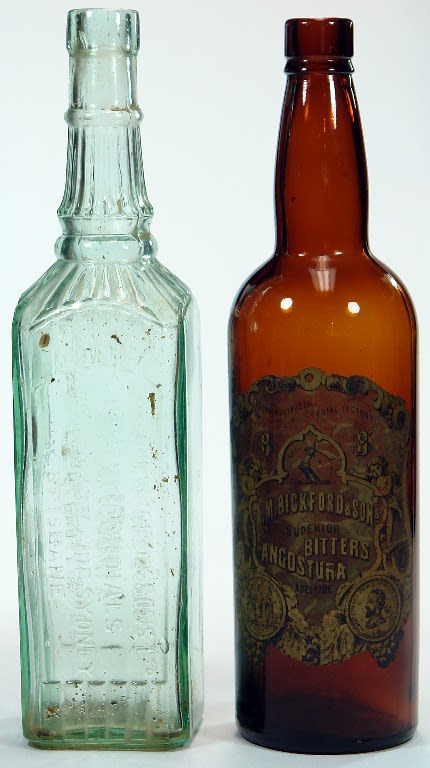 Bickford Adelaide Brisbane Cordial Bottles