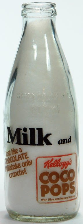 Kelloggs Coco Pops Advertising Canberra Milk Bottle