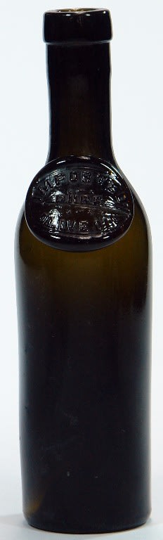 Black Glass Applied Seal Pure Olive Oil