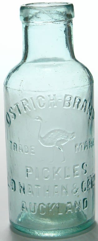 Ostrich Brand Pickles Nathan Auckland Glass Jar