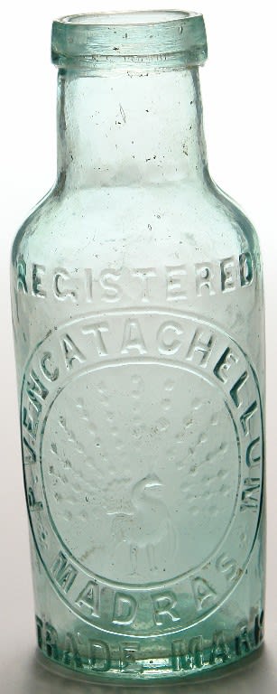 Vencatachellum Madras Peacock Glass Pickle Jar
