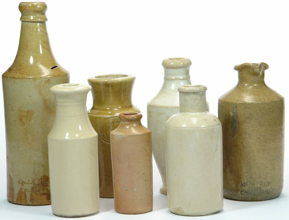 Group Stoneware Inks Polishes Porter Bottles