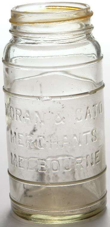 Moran Cato Melbourne Glass Jam Jar