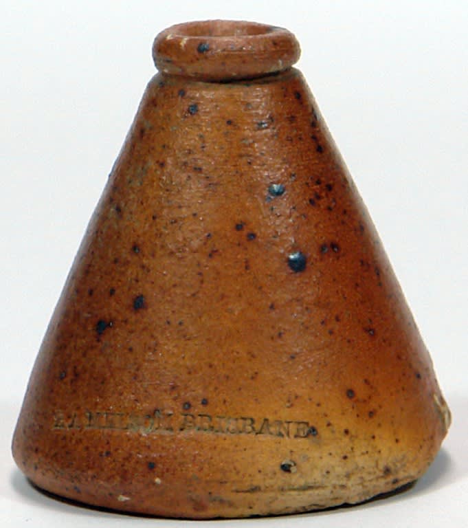 Melsom Brisbane Stoneware Cone Ink Bottle
