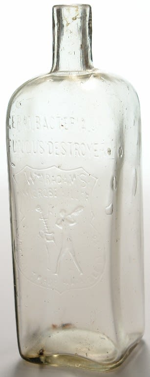 Radams Microbe Killer Melbourne Glassworks Patent Medicine Bottle