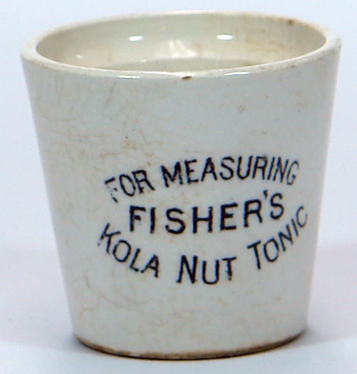 Fishers Kola Nut Tonic Ceramic Measuring Cup