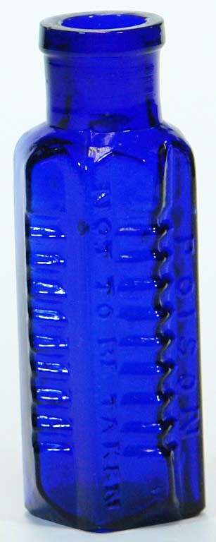 Star Registered Poison Cobalt Blue Bottle