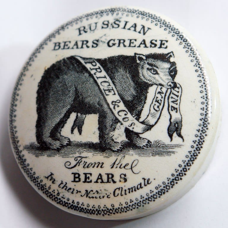 Price Russian Bears Grease Pot Lid