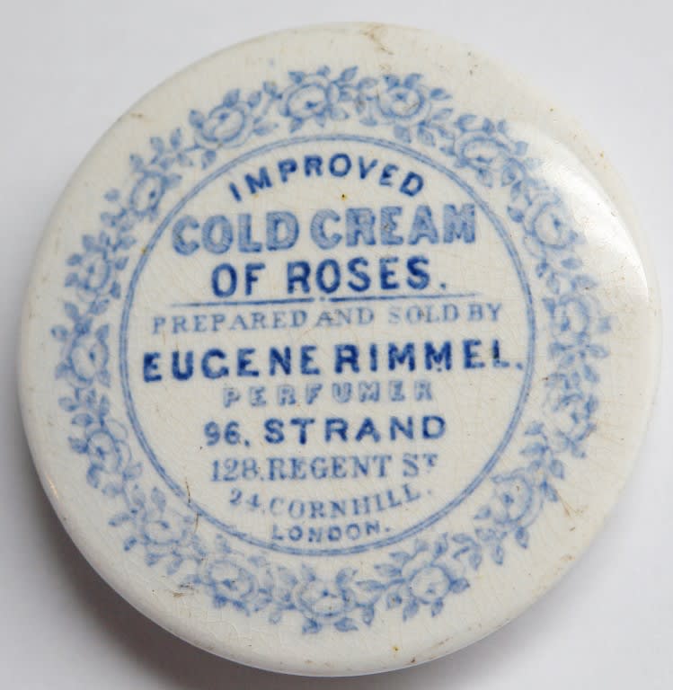 Rimmel Perfumer London Cold Cream of Roses Pot Lid