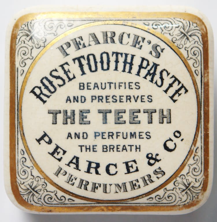 Pearces Rose Tooth Paste Pot Lid