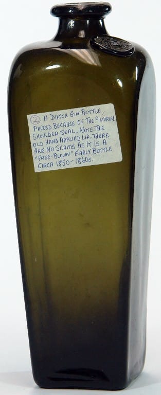 Van Den Bergh Bell Sealed Case Gin Bottle