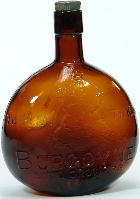 Burgoyne Chestnut Amber Internal Thread Wine Bottle