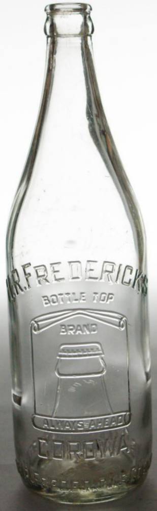 Fredericks Corowa Crown Seal Lemonade Bottle