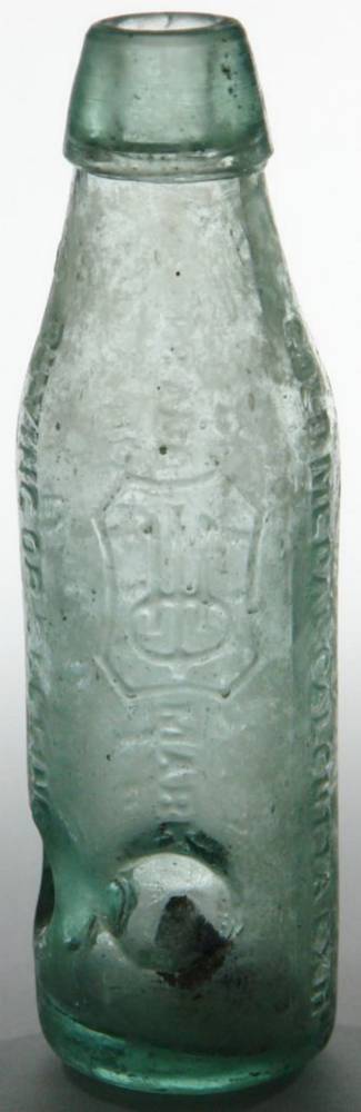 Hume Pegrum Sydney Patent Soda Water Bottle