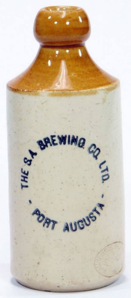 SA Brewing Port Augusta Ginger Beer Bottle