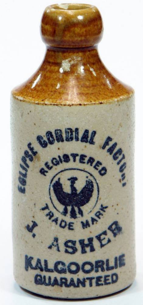 Eclipse Cordial Factory Asher Kalgoorlie Royal Eagle Bottle