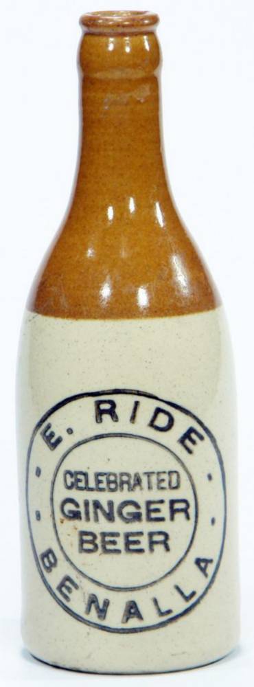 Ride Celebrated Ginger Beer Benalla Stoneware Bottle