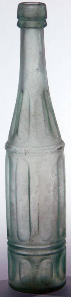 Indented Panel Salad Oil Glass Bottle