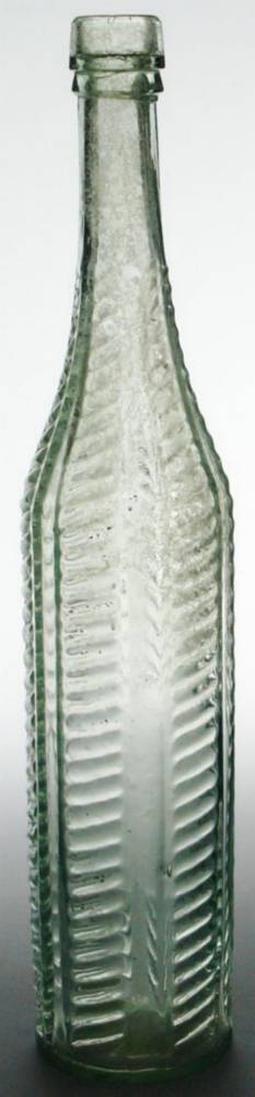 Herringbone Pattern Old Salad OIl Bottle