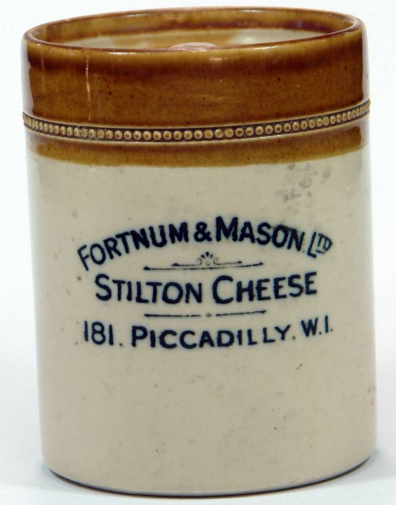 Fortnum Mason Stilton Cheese Piccadilly Stoneware Crock