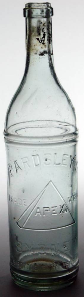 Bardsley's Sydney Apex Glass Cordial Bottle