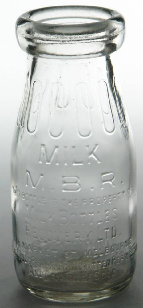 MBR Imperial Half Pint Milk Bottle