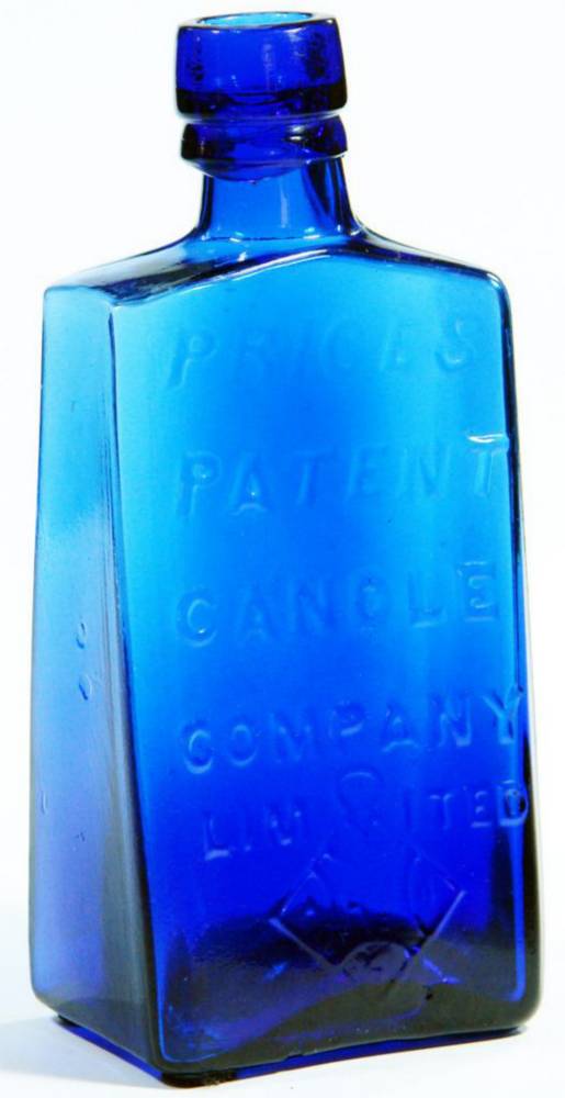 Prices Patent Candle Company Registration Diamond Bottle