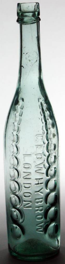 Whybrow London Dimple Vinegar Glass Bottle