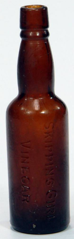 Skipping Girl Vinegar Sample vintage Bottle