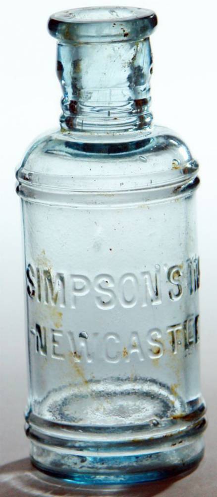 Simpson's Ink Newcastle Glass Bottle