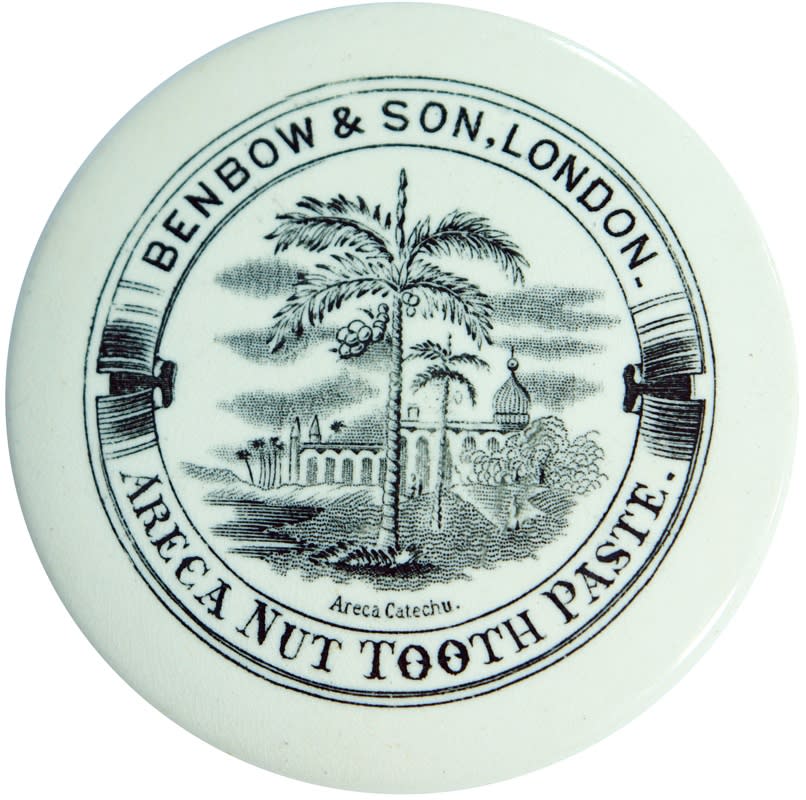 Benbow Palm Tree London Areca Nut Tooth Paste Pot Lid