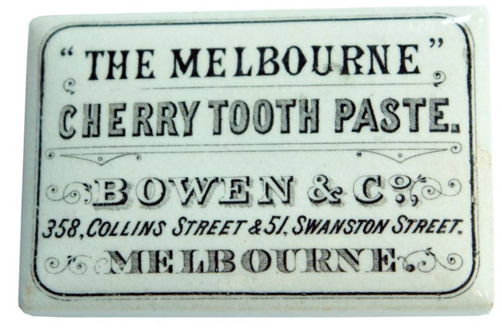 Melbourne Cherry Tooth Paste Bowen Pot Lid