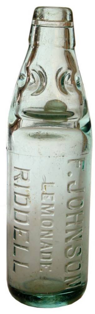 Johnson Riddell Lemonade Codd Marble Bottle