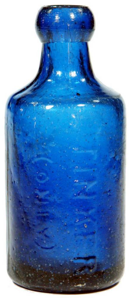 Tinker Only Bathurst Cobalt Blue Soda Bottle