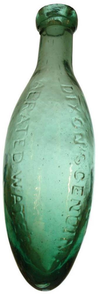 Dixon Flagstaff Hill Melbourne Aerated Water Torpedo Bottle