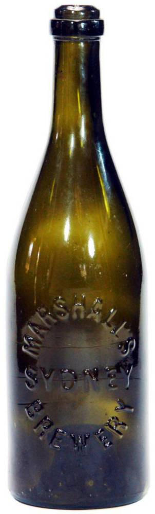 Marshalls Brewery Sydney Ring Seal Beer Bottle