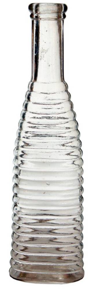 Oval American Glass Peppersauce Bottle